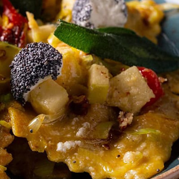 Ravioli at Milestones on the Falls